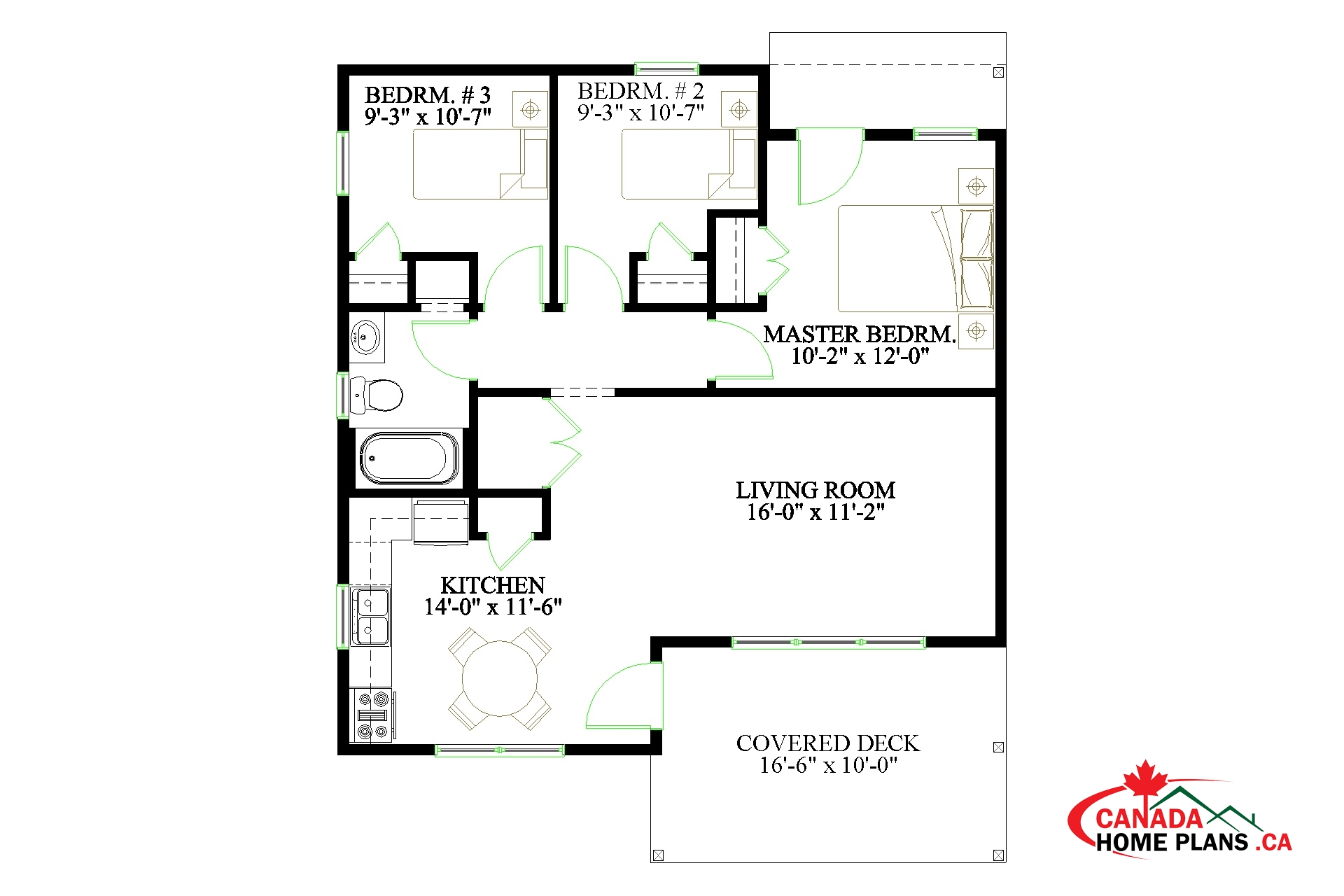 Fredericton Canada Home Plans